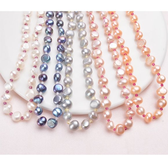 Genuine Baroque Pearl Jewelry Set - Picture 7 of 10